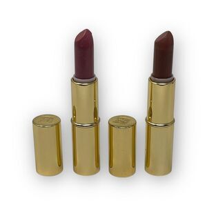 Estee Lauder Pure Color Creme Lipstick Lot of 2 Crystal Pink 03 Barely Nude 46